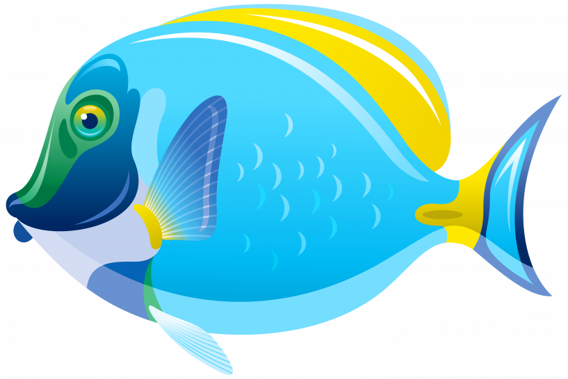 Fish Png Clip Art (817x546), Png Download