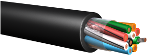 Electric Wire Colours Switzerland Popular Hw276 - Multiconductor Cable 12 Conductor 14 (409x339), Png Download