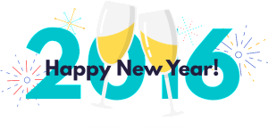 Happynewyear-2016 - Alt Attribute (300x145), Png Download
