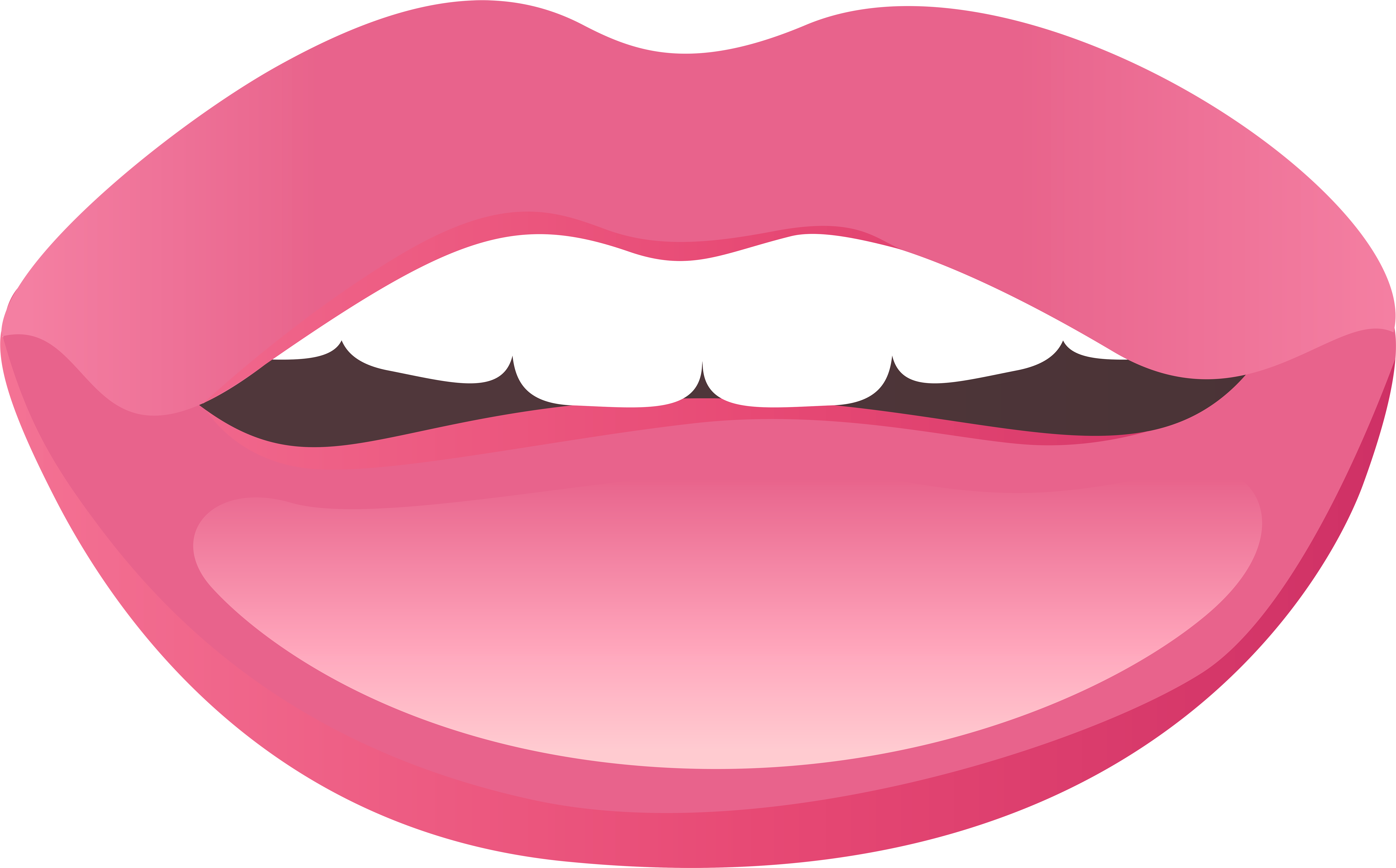 Pink Mouth Png Clip Art - Clip Art (8000x4971), Png Download
