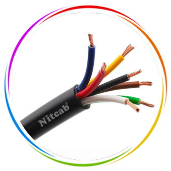 Multicore Cables - Multi Core Round Cables (350x350), Png Download