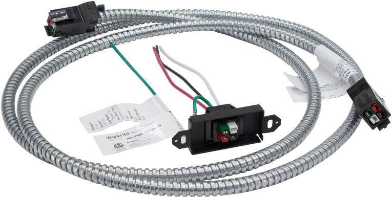 Hardwired Power Outlet With Dual Quick Connect Power - Ac Power Plugs And Sockets (800x800), Png Download