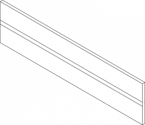 Orga-line Cross Divider, For Tandembox, Nl=1077 Mm, - Water (465x400), Png Download