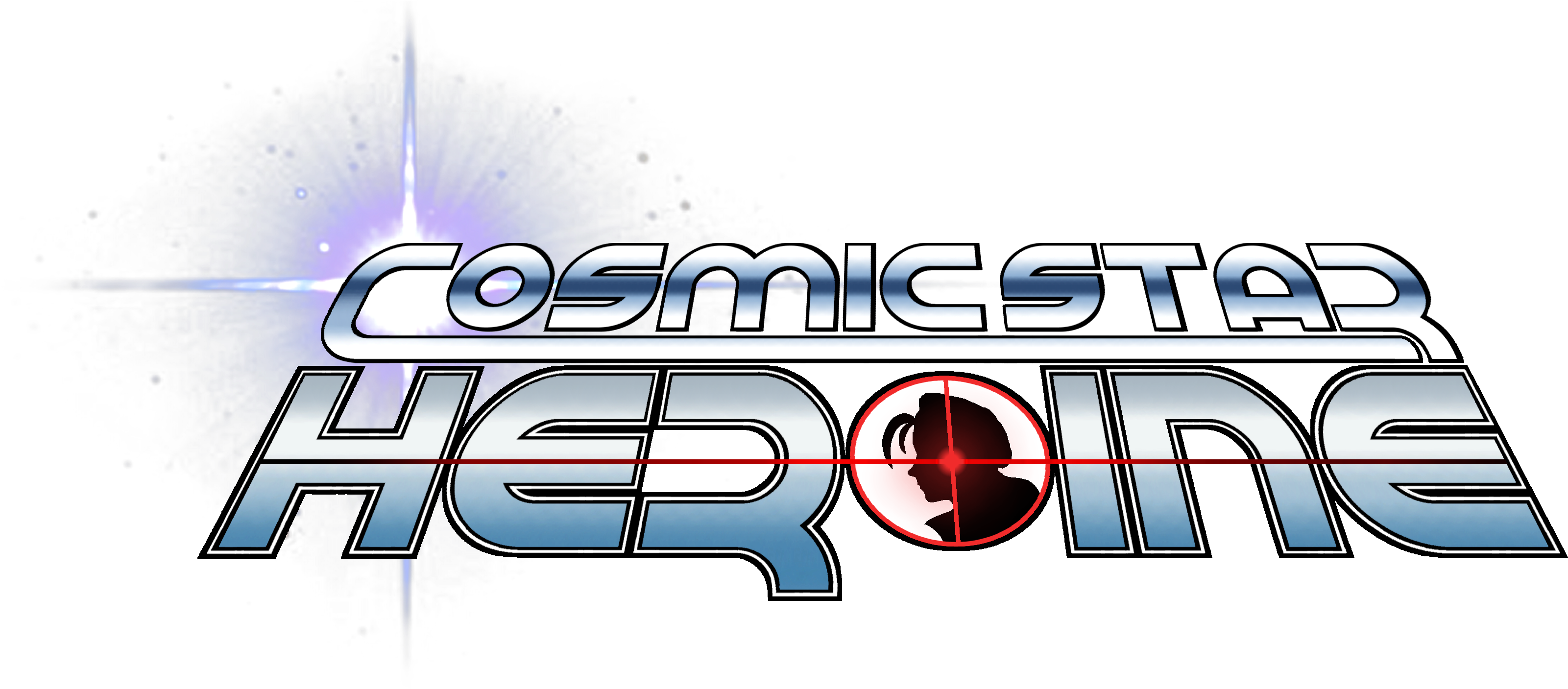 Cosmic Star Heroine - Cosmic Star Heroine Logo (1024x422), Png Download