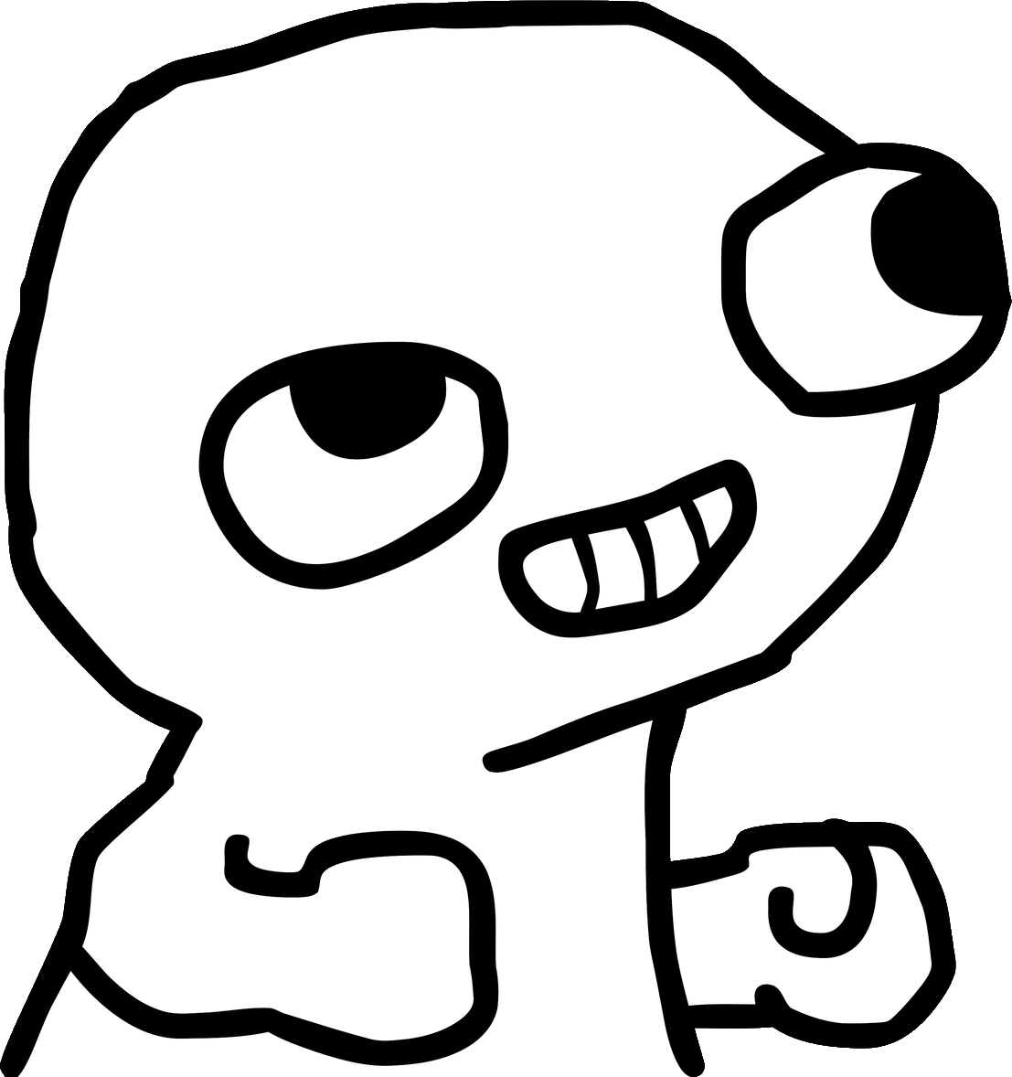 Fsjal Emote - Troll Faces (1107x1178), Png Download