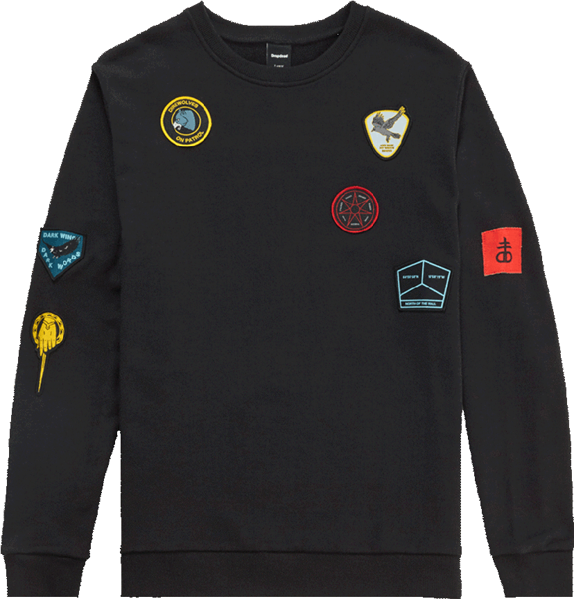 Navy Patched Jumper - Seven Kingdoms Dropdead (1125x1500), Png Download