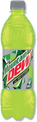 Mountain Dew Sugar Free Bottle - Mountain Dew Sugar Free 500 Ml (290x547), Png Download