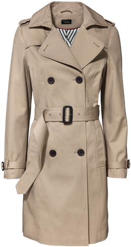 Ladies' Trench Coat, Tan - Lidl Heidi Klum Trench Coat (500x500), Png Download