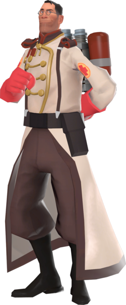 Colonel's Coat - Tf2 Colonel's Coat (250x603), Png Download