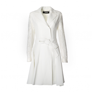 Elie Tahari 'ava' Trench Coat - Trench Coat (301x421), Png Download