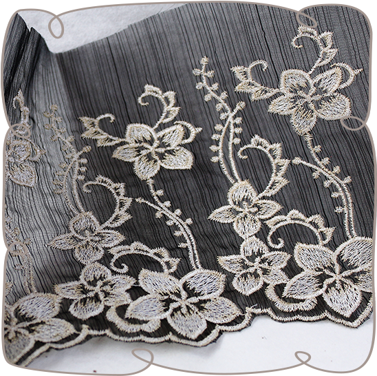 Open Orchid Lace - Lace (580x580), Png Download