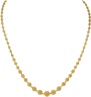 Orra Gold Chain - Ruby Emerald Necklace Set (400x400), Png Download