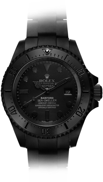 Deepsea 'predator' Bamford Watch Department Unleashes - Rolex Deepsea Blackout Predator (350x600), Png Download