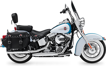Stock Photo Of 2017 Harley-davidson Heritage Softail - 2016 Heritage Softail Classic (530x300), Png Download