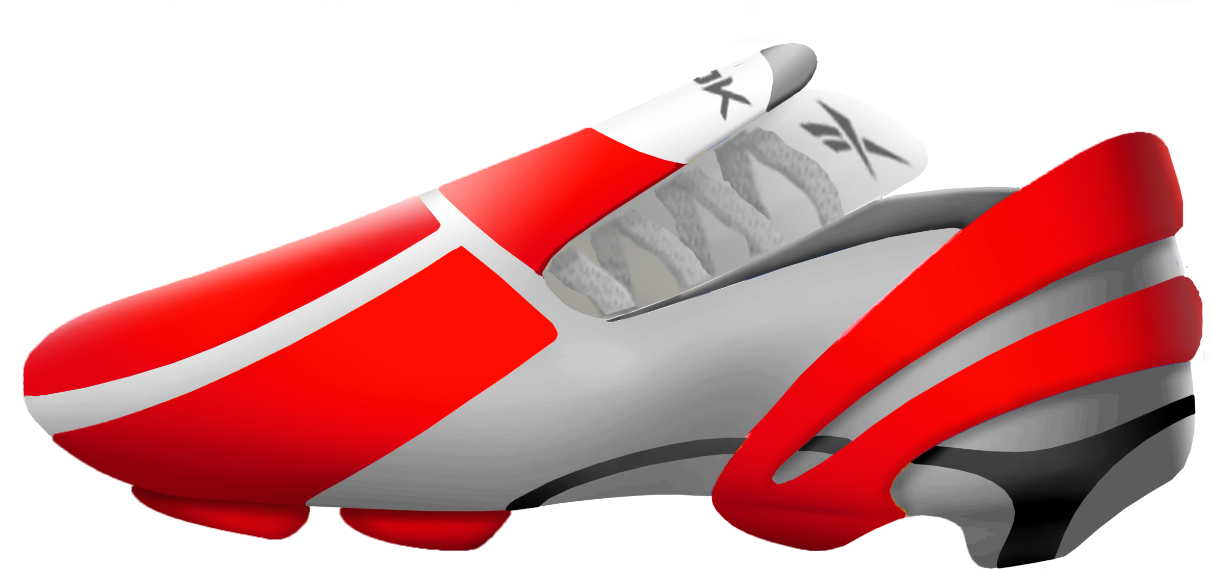 Soccer Shoe Png Transparent Picture - Old Soccer Cleats Reebok (2400x1200), Png Download