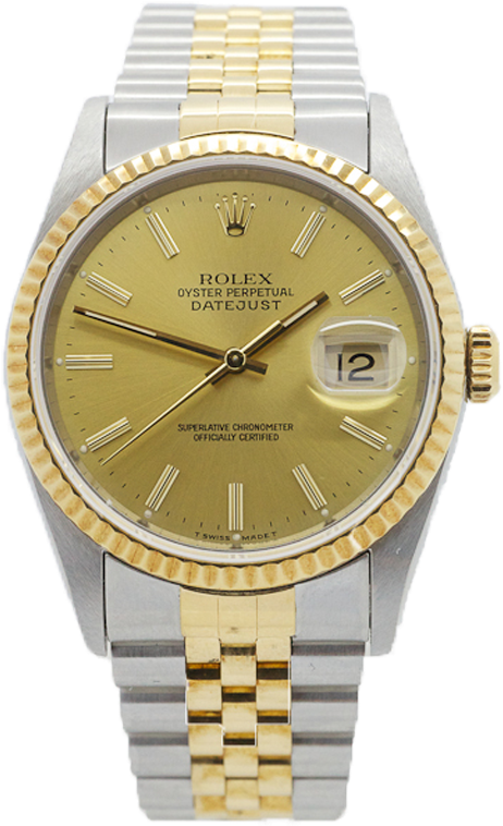 Datejust - Rolex - 2008 Rolex Datejust 36 (552x820), Png Download