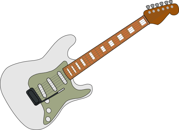 Fender Stratocaster Clipart (600x434), Png Download