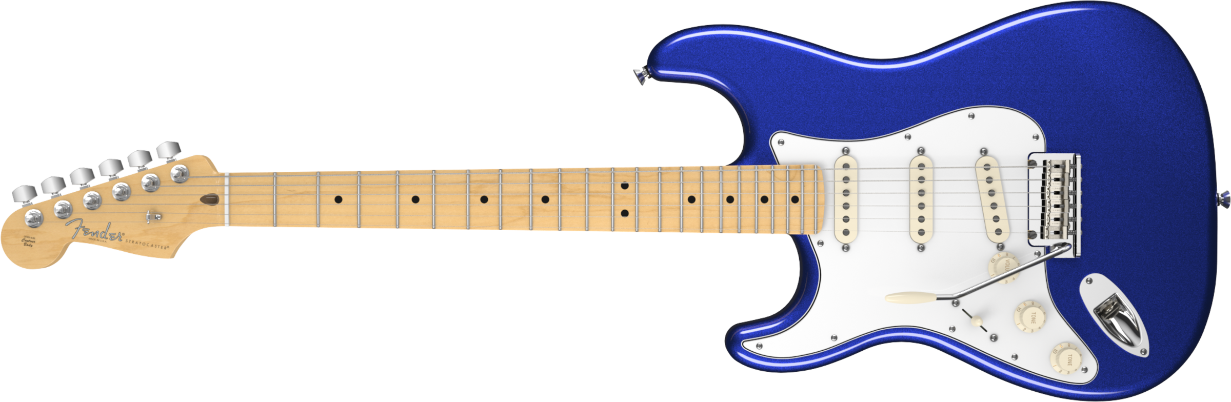 Fender American Standard Stratocaster Left-handed, (2400x784), Png Download