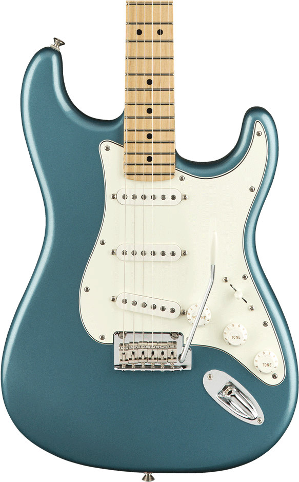 Fender Player Stratocaster Electric Guitar - Fender American Standard Strat Hss Maple Fingerboard (1000x1000), Png Download