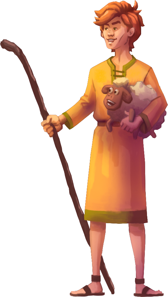 The Old Shepherd Has Retired And Now You Must Take - Shepherd And Sheep Png (544x958), Png Download