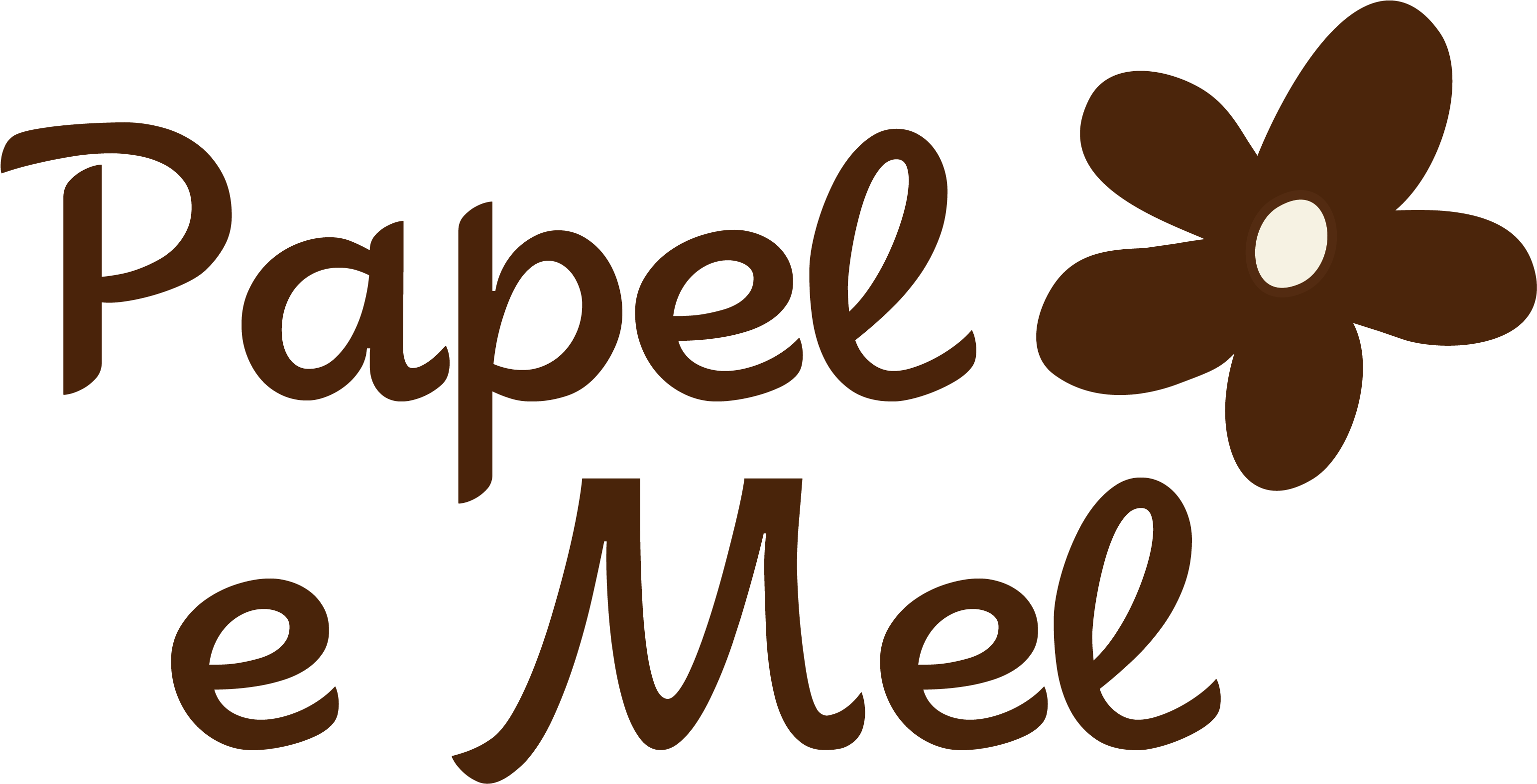 Logo Papel E Mel Sem Fundo - Calligraphy (3086x1713), Png Download