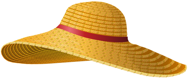 0, - Clip Art Sun Hat (600x250), Png Download