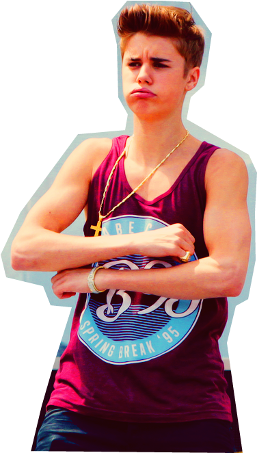 Justine Bieber Full Attractive (500x680), Png Download