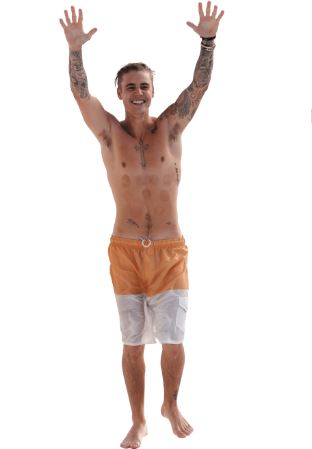 Free Png Justin Bieber Topless Png Images Transparent - Male Singer Png Transparent (480x720), Png Download