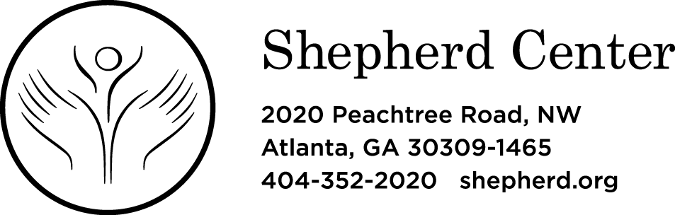 Shepherd Center Logo Horizontal W/ Address - Shepherd Center (953x304), Png Download