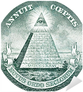 Great Seal Of United States From Reverse Of One Dollar - Learning Telepathy In 10 Minutes (400x400), Png Download