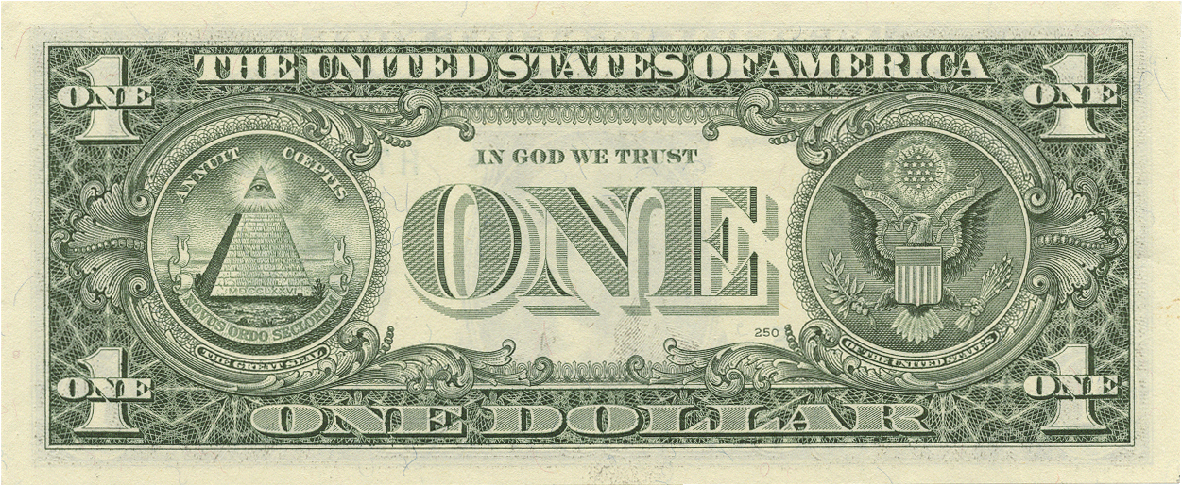 United States Of America, 1 Dollar - 1 Dollars Serie 2009 (1181x1181), Png Download