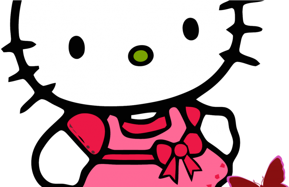 Gown Clipart Hello Kitty - Hello Kitty (1024x600), Png Download