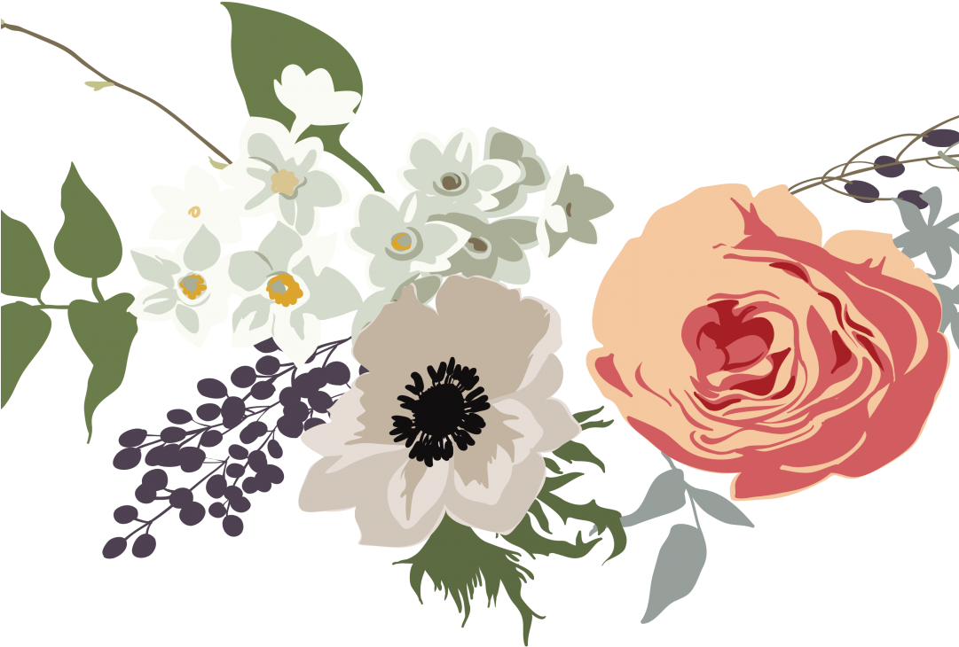Exploring The Wonders Of Food One Bite At A Time - Wedding Invitation Floral Png (1080x758), Png Download
