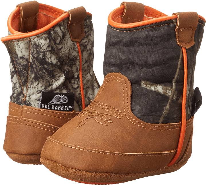 Double Barrel Infant-boys' Gunner Mossy Oak Cowboy (747x670), Png Download