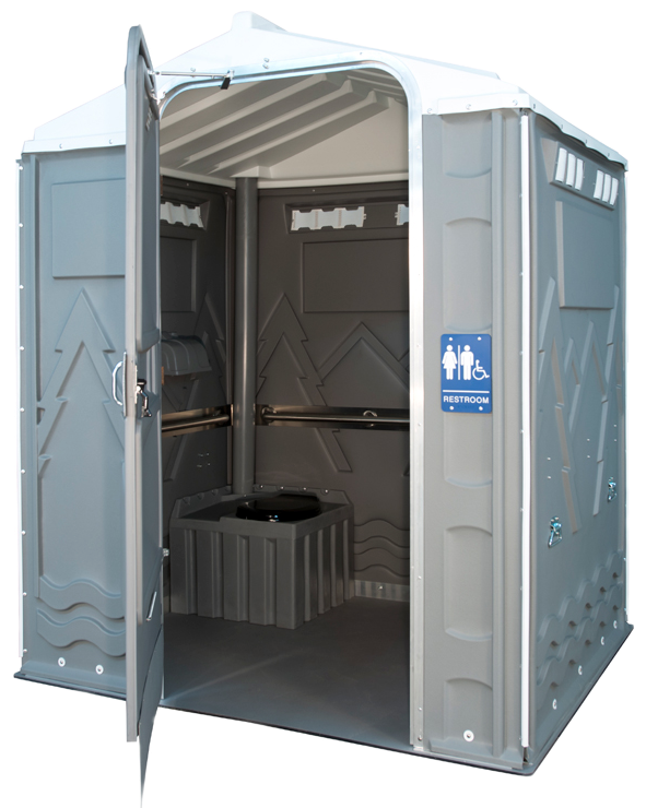 Ada Compliant Portable Toilets - Rentals Toilet (617x757), Png Download