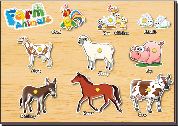 Farm-animal - Cartoon (600x600), Png Download