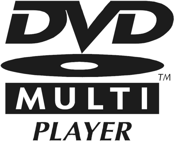 Movies Can Be Watched With Higher Quality And More - Dvd Multi Player Logo (593x480), Png Download