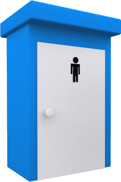Vip Restrooms & Portable Toilets - Door (800x800), Png Download