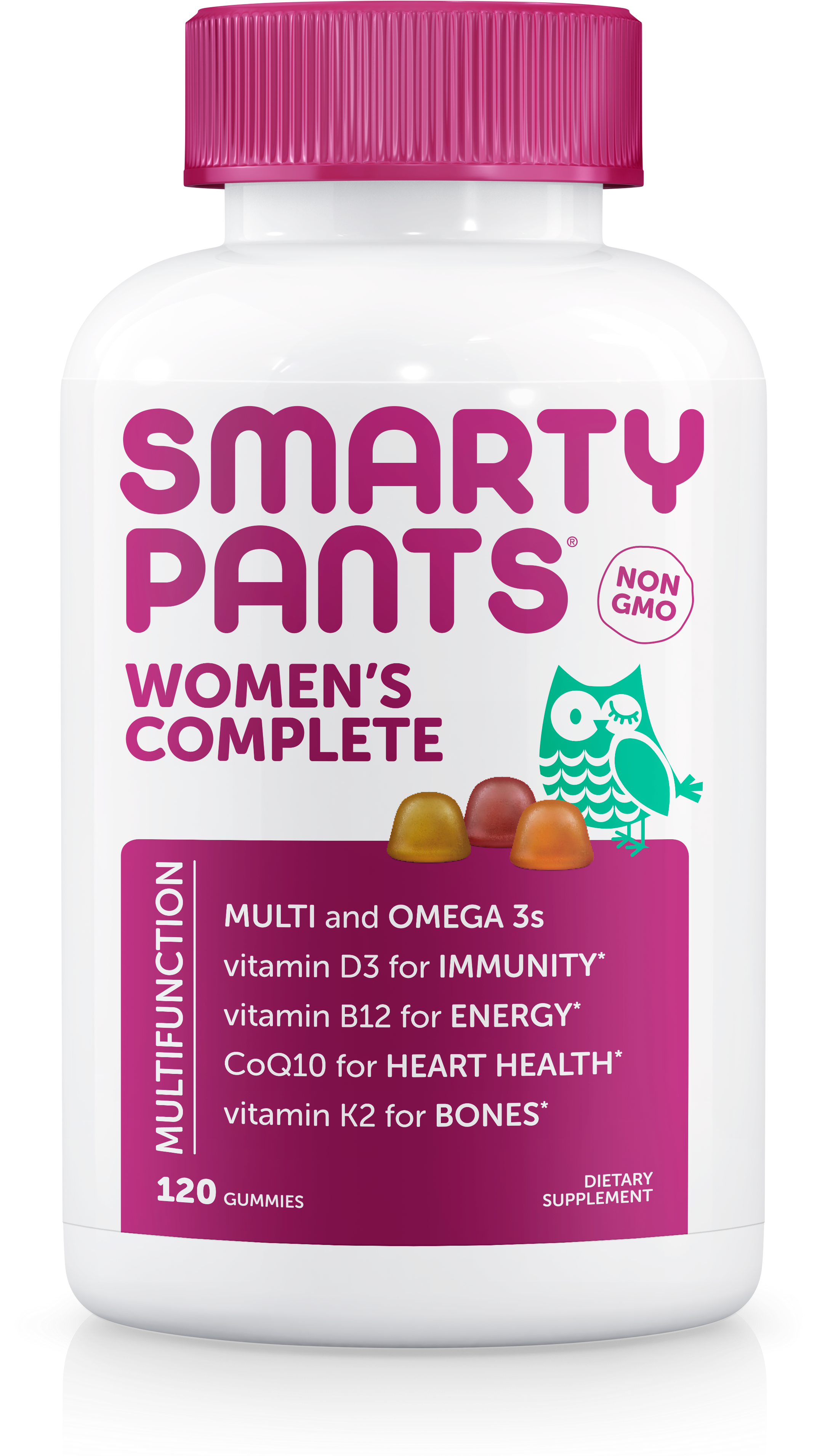Smartypants Women's Complete Dietary Supplement Gummies, - Smartypants Vitamins Womens Complete 180 Gummies (2982x4030), Png Download