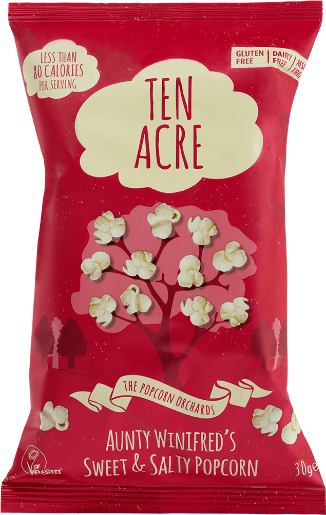 Auntie Winifred's Sweet And Salty Popcorn - Ten Acre Aunty Winifred's Sweet And Salty Popcorn (1000x1000), Png Download