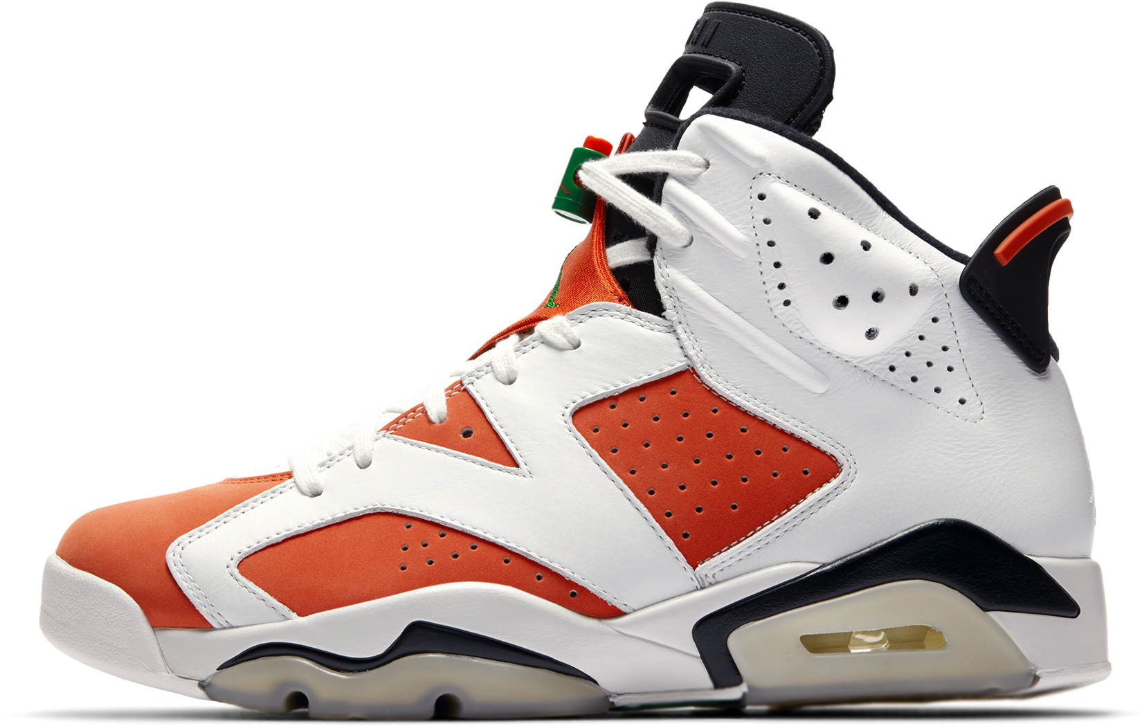 6 Retro Gatorade Pack Summit White/team Orange - 384665 145 (2000x2000), Png Download