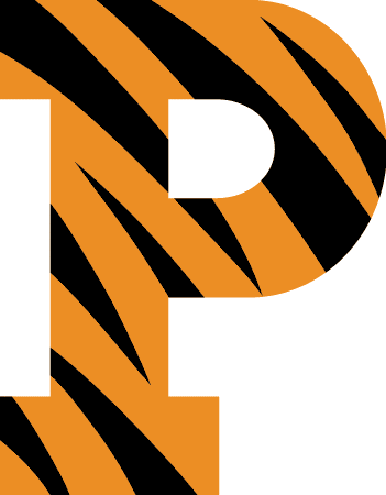 Princeton Tigers Logo - Princeton University Tiger Logo (351x450), Png Download