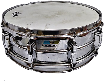 Start With A Well Selected, Tuned, Or Treated Drum - Ludwig 1970s 5x14 Supraphonic Snare Drum Chrome 8 (599x543), Png Download