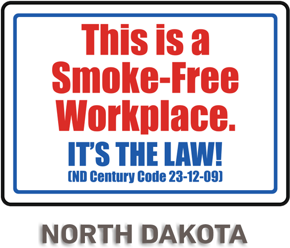 North Dakota No Smoking Sign - New York City (600x530), Png Download
