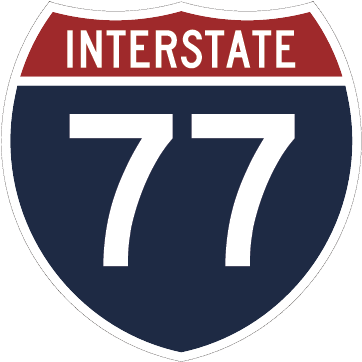 All Lanes Of I 77 Northbound Will Close At I 480, As - 35 Interstate (401x401), Png Download