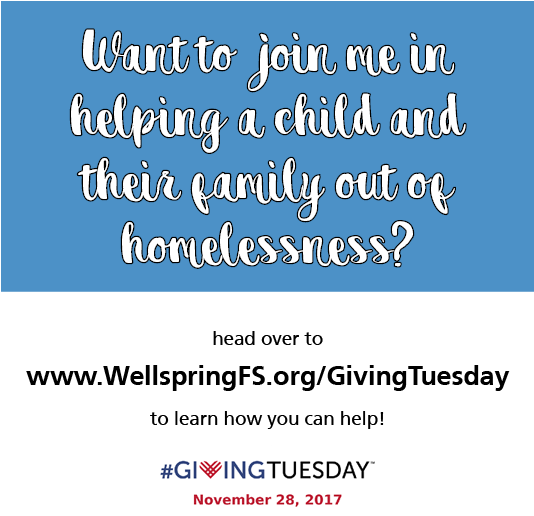 Giving Tuesday Wellspring Family Services - Linkedin (533x533), Png Download