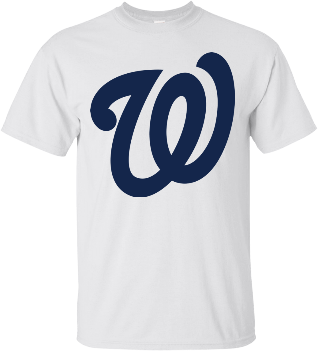 Washington Nationals Logo Baseball Men's T-shirt - Post Season Mlb 2017 (1155x1155), Png Download