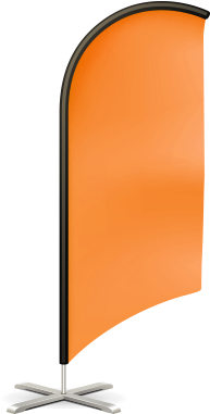 Feather Flags - Advertising Flags Png (401x400), Png Download