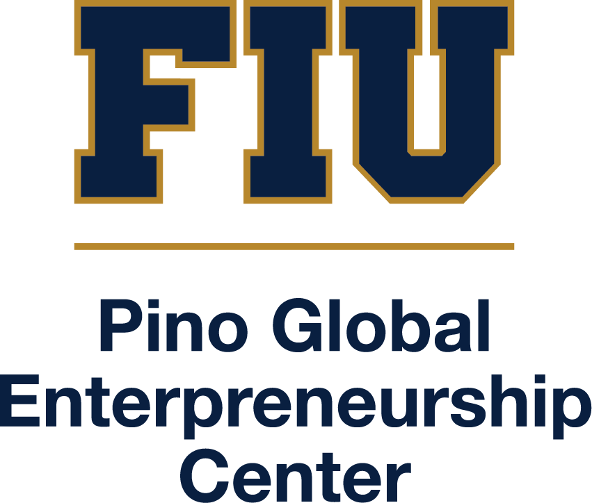 Pino Global Enter Ctr Vrt Color - Logo Of Florida International University (851x724), Png Download
