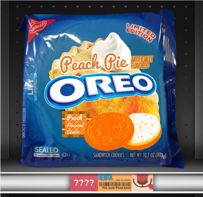 These Are Peach Pie Oreo Cookies Found By - Wine And Cheese Oreo (925x653), Png Download